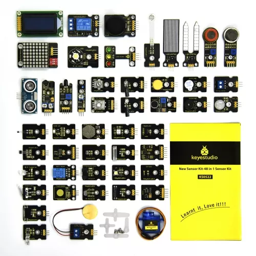 Keyestudio 37 in 1 센서 키트 V3.0 + Arduino 스타터 키트 W/37 프로젝트용 Tutorial/STEM Kids 프로그래밍